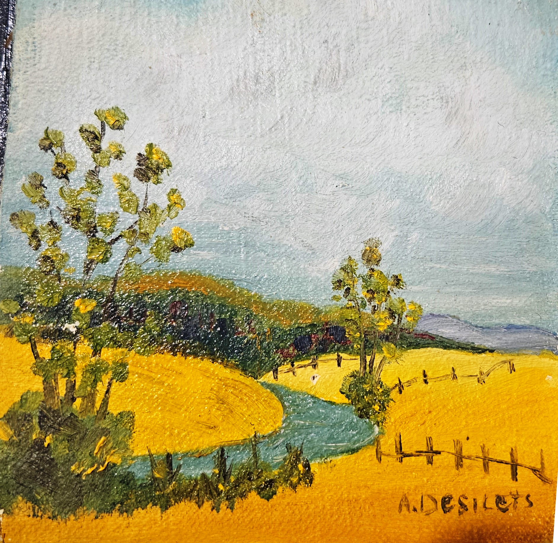 Dernière peinture d'Andréa fournie par André
