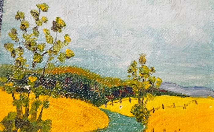 Dernière peinture d'Andréa fournie par André