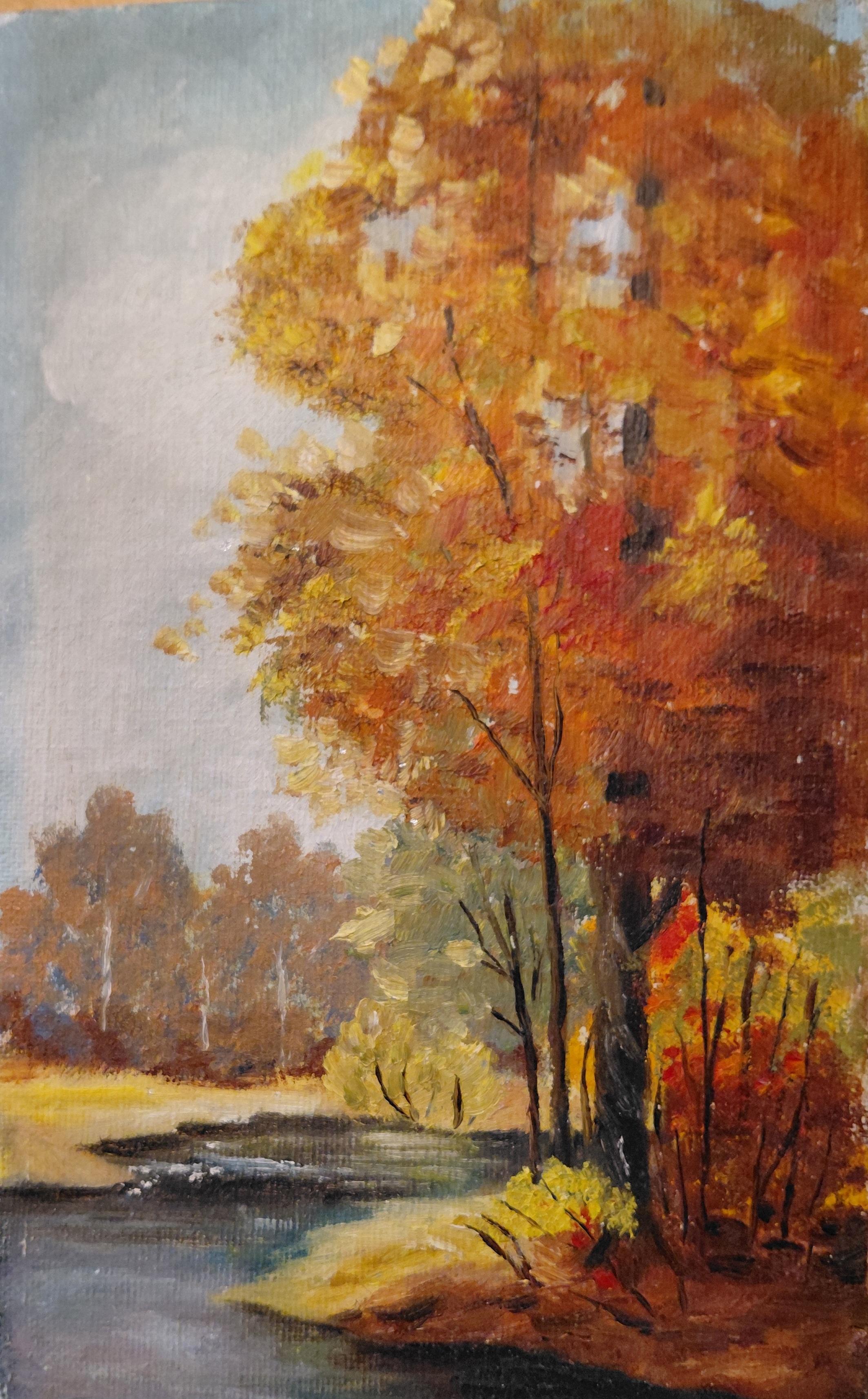 Bord de lac l'automne