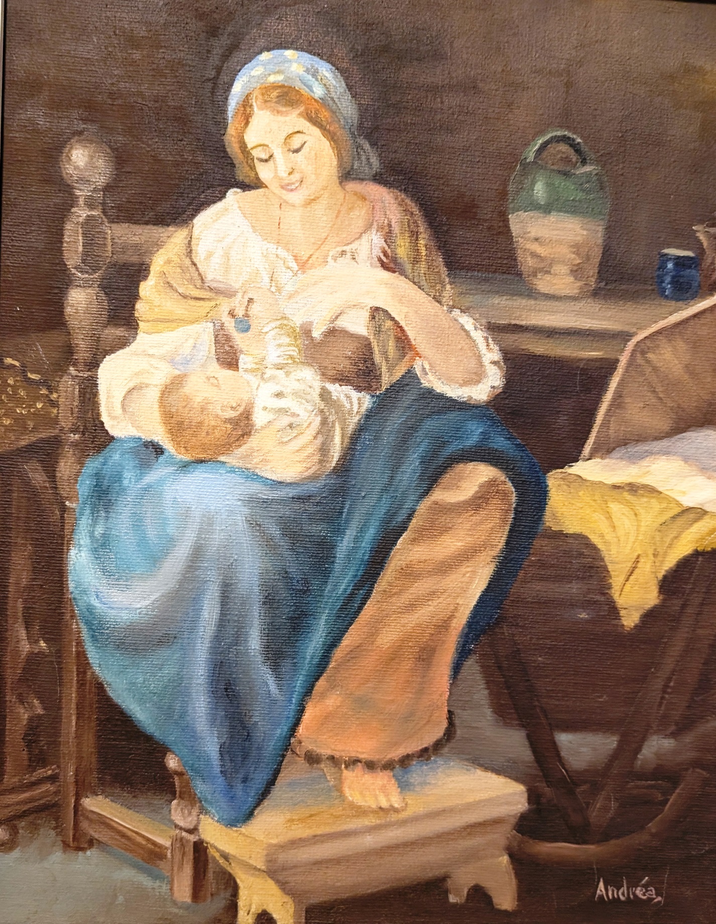 Une mère et son enfant d'Andréa 